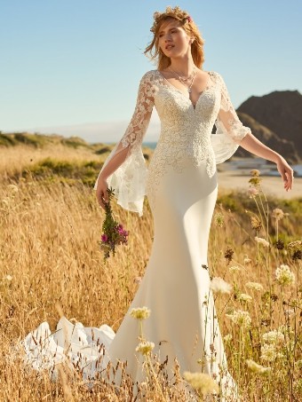 Rebecca Ingram Fleur (Accessory - Detachable Long Bell Sleeves) - Rebecca Ingram Fleur (Accessory - Detachable Long Bell Sleeves) - Rebecca Ingram $3 Ivory Only thumbnail