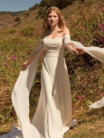 Rebecca Ingram Jennings Off Shoulder Sleeves - Rebecca Ingram - YYDS0+22RW587000 JENNINGS Off Shoulder Sleeves - Rebecca Ingram - YYDS0+22RW587000 #1 default All Ivory thumbnail