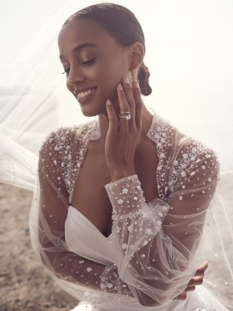 Rebecca Ingram Clover (Accessory - Detachable Jacket) - Rebecca Ingram Clover (Accessory - Detachable Jacket) - Rebecca Ingram #0 default Diamond White/Silver thumbnail