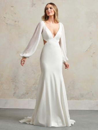 Rebecca Ingram Kelsey (Accessory - Detachable Sleeves - Chiffon) Rebecca Ingram Kelsey (Accessory - Detachable Sleeves - Chiffon) Rebecca Ingram #0 default Ivory thumbnail