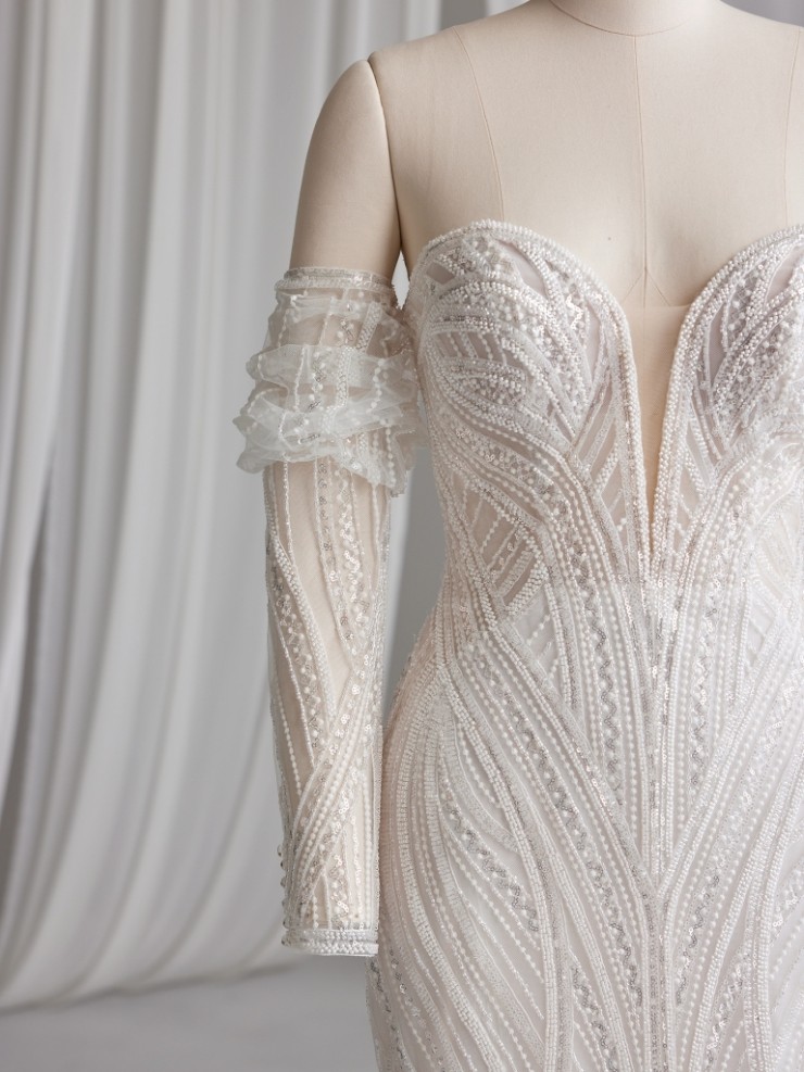 Sottero and Midgley Positano Detachable Sleeves - Sottero &amp; Midgley Image