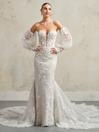 Sottero and Midgley Chesney Sleeves - Sottero & Midgley Chesney Sleeves - Sottero & Midgley #1 default All Ivory thumbnail