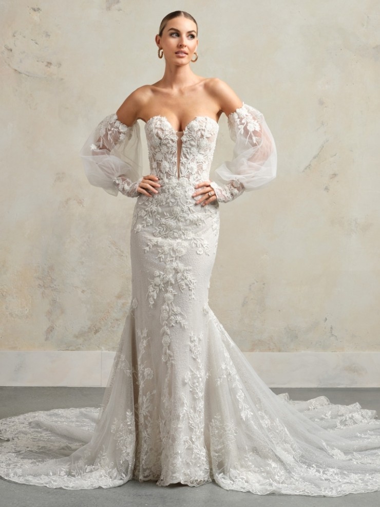 Sottero and Midgley Chesney Sleeves - Sottero & Midgley Chesney Sleeves - Sottero & Midgley #1 default All Ivory picture