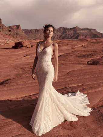 Sottero and Midgley Bailey 22SK903A01 #0 default Ivory over Nude (gown with Natural Illusion) thumbnail