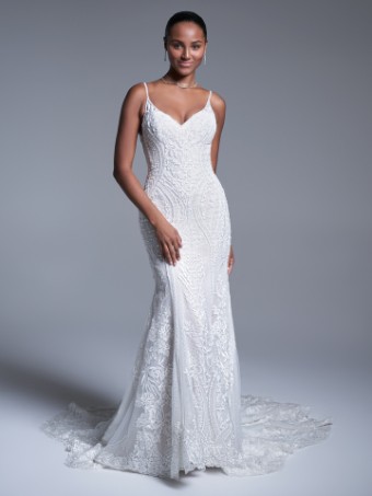 Sottero and Midgley Bailey 22SK903A01 #3 Ivory over Nude (gown with Natural Illusion) thumbnail