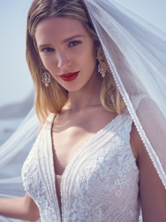 Sottero and Midgley ESSEX (ACCESSORY - FINGERTIP VEIL) Sottero & Midgley - YYVLA+22SK006000 ESSEX (ACCESSORY - FINGERTIP VEIL) Sottero & Midgley - YYVLA+22SK006000 #0 default Ivory thumbnail