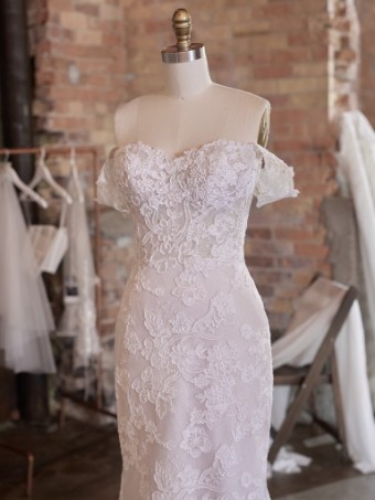 Rebecca Ingram Dallas 21RK828 #2 Ivory Over Blush thumbnail