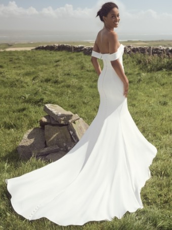 Rebecca Ingram Moriah 23RW099 #3 Ivory (gown with Natural Illusion) thumbnail