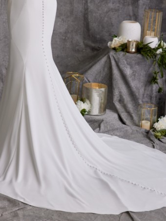Rebecca Ingram Moriah 23RW099 #4 Ivory (gown with Natural Illusion) thumbnail