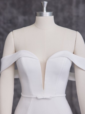 Rebecca Ingram Moriah 23RW099 #6 Ivory (gown with Natural Illusion) thumbnail