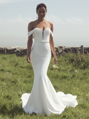 Rebecca Ingram Moriah 23RW099 #0 default Ivory (gown with Natural Illusion) thumbnail