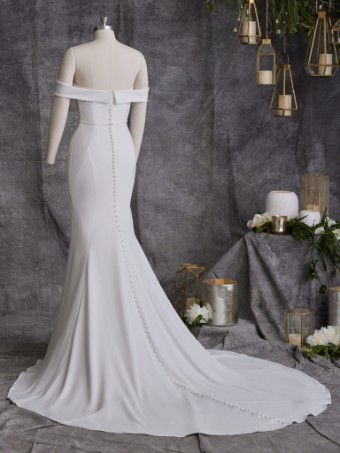 Rebecca Ingram Moriah 23RW099 #5 Ivory (gown with Natural Illusion) thumbnail