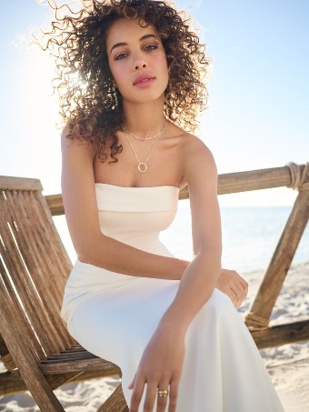 Rebecca Ingram Francine 23RB645 $2 Ivory (gown with Natural Illusion) thumbnail