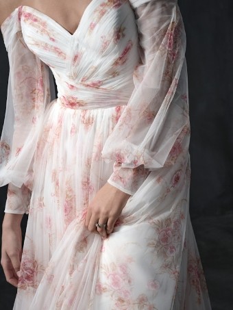 Sottero and Midgley Nerida 22SW992 #1 Pink Floral thumbnail