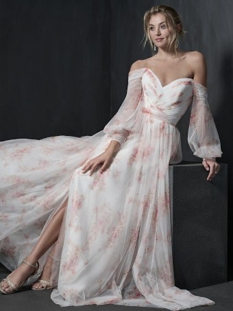 Sottero and Midgley Nerida 22SW992 #0 default Pink Floral thumbnail