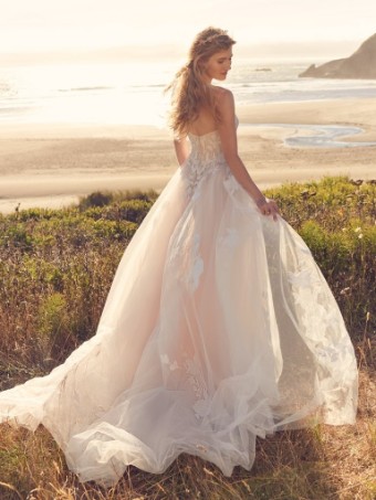 Rebecca Ingram Hattie Lane 22RT517A01 #2 Ivory/Blush Ivory over Misty Mauve (gown with Natural Illusion) thumbnail
