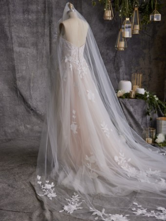 Rebecca Ingram Hattie Lane 22RT517A01 #15 Ivory over Misty Mauve (gown with Natural Illusion) thumbnail