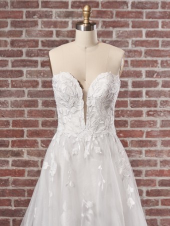 Rebecca Ingram Hattie Lane 22RT517A01 #9 Ivory over Misty Mauve (gown with Natural Illusion) thumbnail