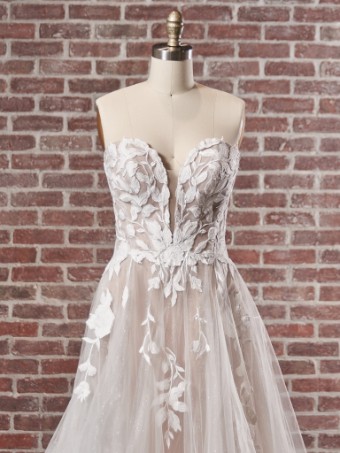 Rebecca Ingram Hattie Lane 22RT517A01 #13 Ivory over Misty Mauve (gown with Natural Illusion) thumbnail