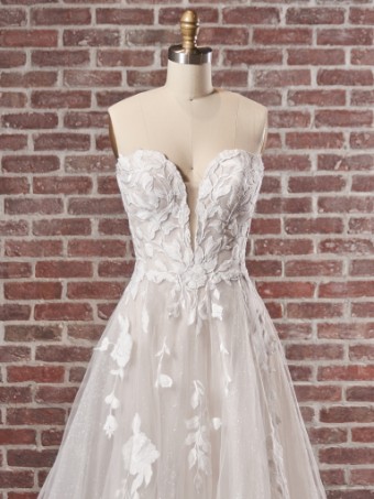 Rebecca Ingram Hattie Lane 22RT517A01 #12 Ivory over Misty Mauve (gown with Natural Illusion) thumbnail