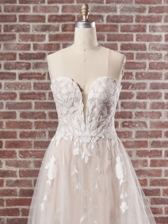Rebecca Ingram Hattie Lane 22RT517A01 #11 Ivory over Misty Mauve (gown with Natural Illusion) thumbnail
