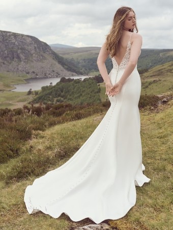 Rebecca Ingram Lorraine Anne 23RS141 #1 Ivory (gown with Natural Illusion) thumbnail