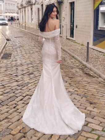 Maggie Sottero Drew 23MB724 #2 Ivory over Blush (gown with Ivory Illusion) thumbnail