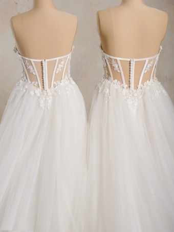 Maggie Sottero Angelette 24MC744 #6 default Ivory (gown with Natural Illusion) thumbnail