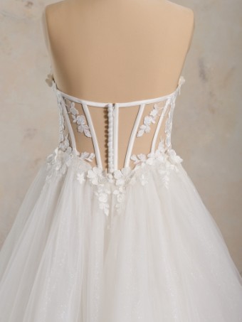 Maggie Sottero Angelette 24MC744 #5 Ivory (gown with Natural Illusion) thumbnail