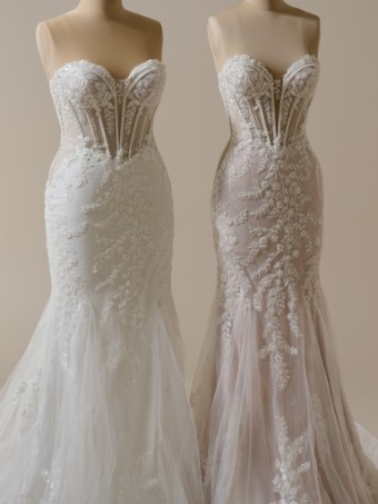 Maggie Sottero Benjie 25MB271 #6 All Ivory (gown with Ivory Illusion) thumbnail