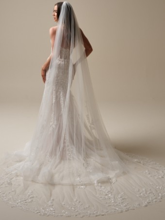 Maggie Sottero Benjie 25MB271 #4 All Ivory (gown with Ivory Illusion) thumbnail