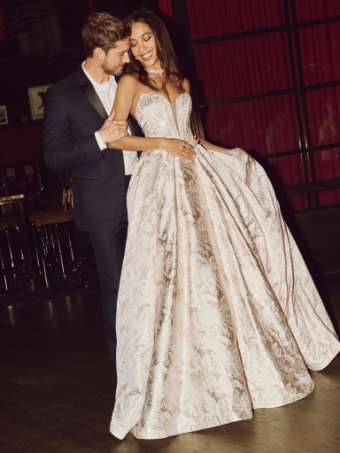 Maggie Sottero Derrick Marie 23MS723A02 #0 default Ivory (gown with Natural Illusion) thumbnail