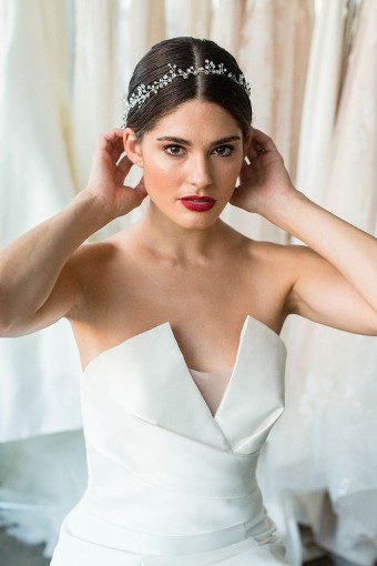 Brides & Hairpins Elara Style 1401 #1 Silver thumbnail