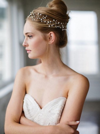 Brides & Hairpins Vitalia Style 133 #0 default Gold thumbnail