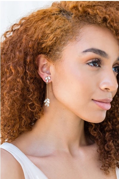 Brides & Hairpins Austin Earrings #1 Silver picture