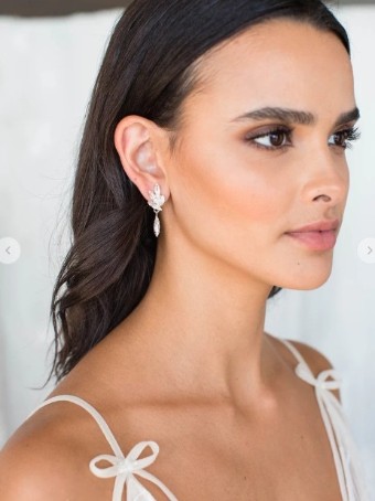 Brides & Hairpins Junia Earrings $1 Gold thumbnail