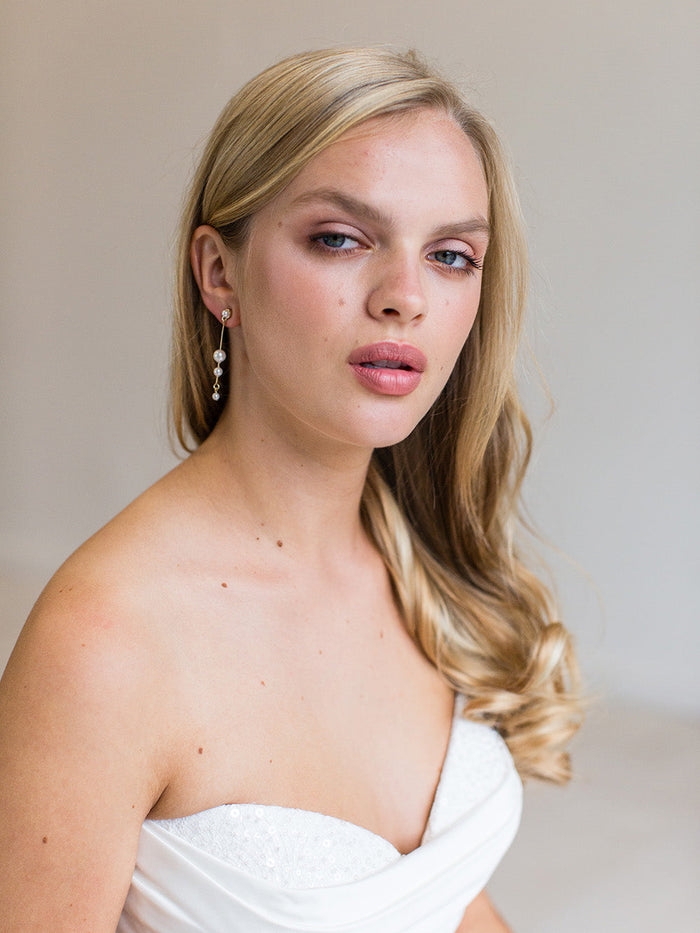 Brides & Hairpins Tansy Earrings #1 default Gold picture