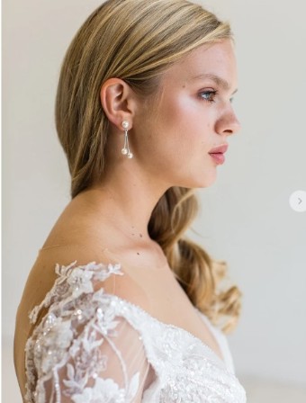 Brides & Hairpins Tena Earrings $2 Silver thumbnail