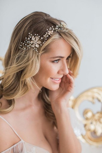 Brides & Hairpins Atiena Style 126 #3 Gold thumbnail