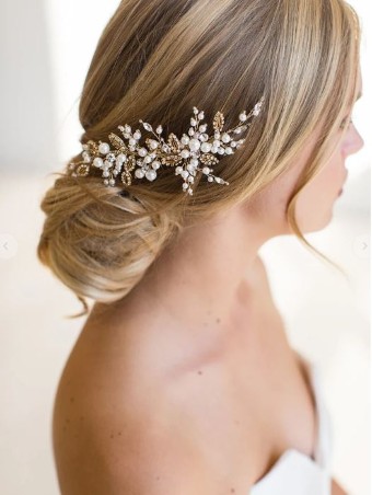 Brides & Hairpins Abia Comb #1 Gold thumbnail