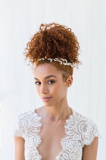 Brides & Hairpins Hestia Halo Comb #0 default Gold picture