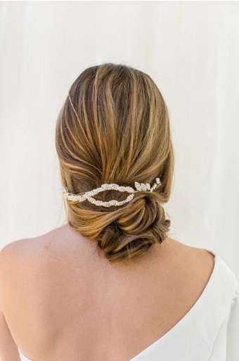 Brides & Hairpins Hestia Halo Comb #2 default Gold thumbnail