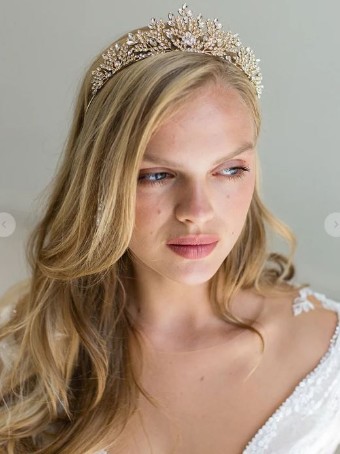 Brides & Hairpins Kariss Crown #1 default Gold thumbnail