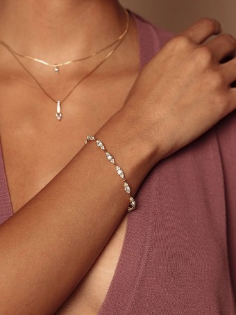 Olive & Piper Mini Chloe Bracelet #1 default Silver thumbnail