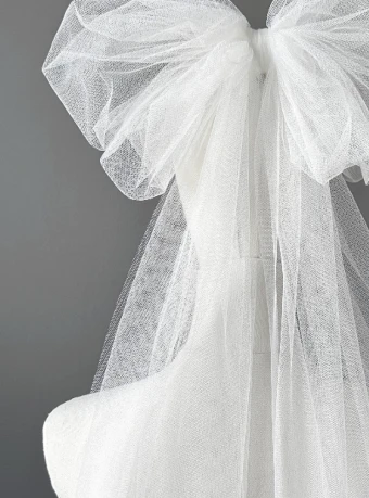 Sara Gabriel Audra Veil $0 default Pale Ivory thumbnail