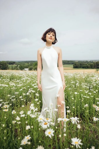 Jenny Yoo Harlyn 223101B #1 Ivory thumbnail