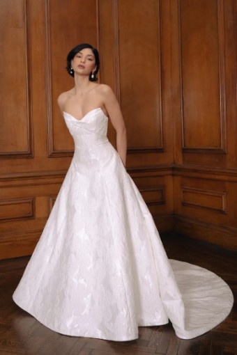 Jenny Yoo Michele 22461B #5 Winter White thumbnail