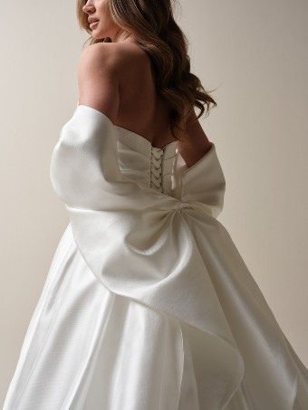 Maggie Sottero Aubrielle (Detachable Bow - Textured Satin) - Maggie Sottero Aubrielle (Detachable Bow - Textured Satin) - Maggie Sottero $0 default Diamond White thumbnail