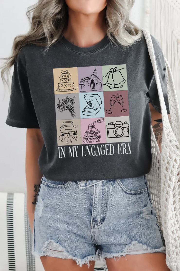 Heirloom Bridal Engaged Era 2.0 T-Shirt - Heirloom Bridal Company #1 default Off White picture