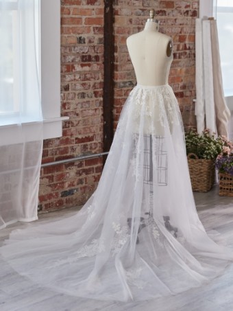 Sottero and Midgley Stacey Overskirt - YYOS0+22SC012000 - Sottero & Midgley Stacey Overskirt - YYOS0+22SC012000 - Sottero & Midgley #3 Diamond White thumbnail